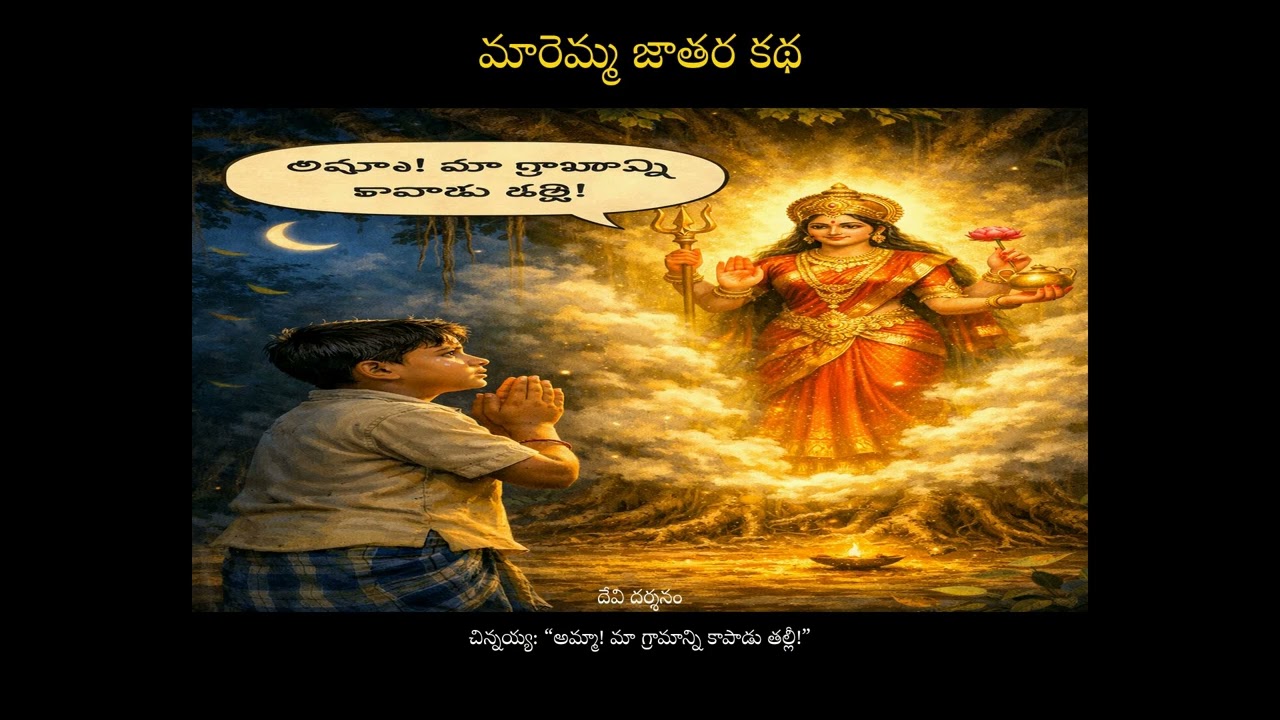 మారెమ్మ జాతర కథ:Maremma Jatara Full Story | Village Goddess Power | Telugu Folk Festival Story