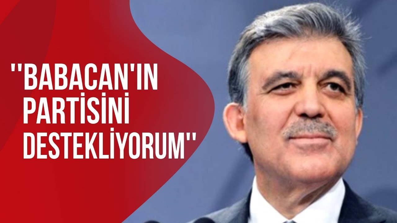Abdullah Gül: '' Babacanın Partisini Destekliyorum'' | Gün İzi | Aslı Kurtuluş