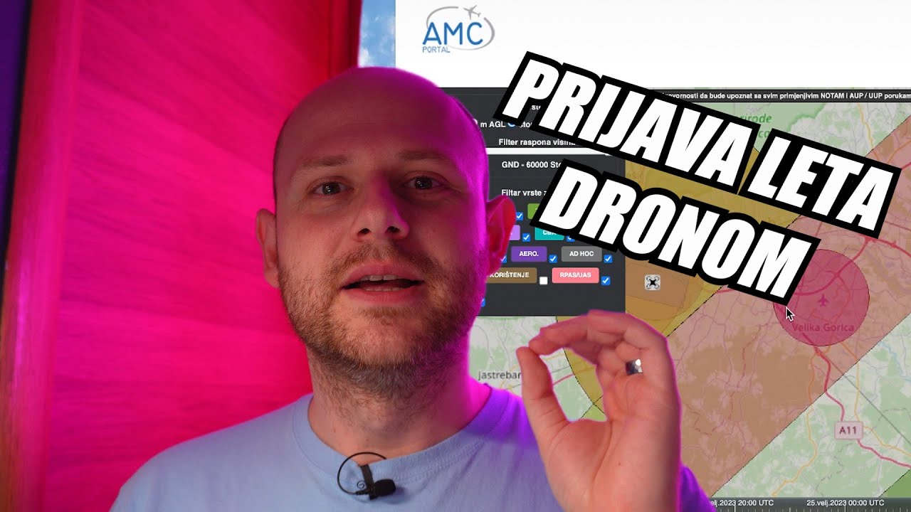 Kako prijaviti let dronom