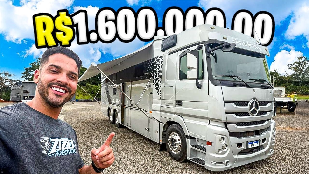 FUI VER UM MOTORHOME DE R$1.600.000 PRA COMPRAR 😱 MUITO LUXUOSO