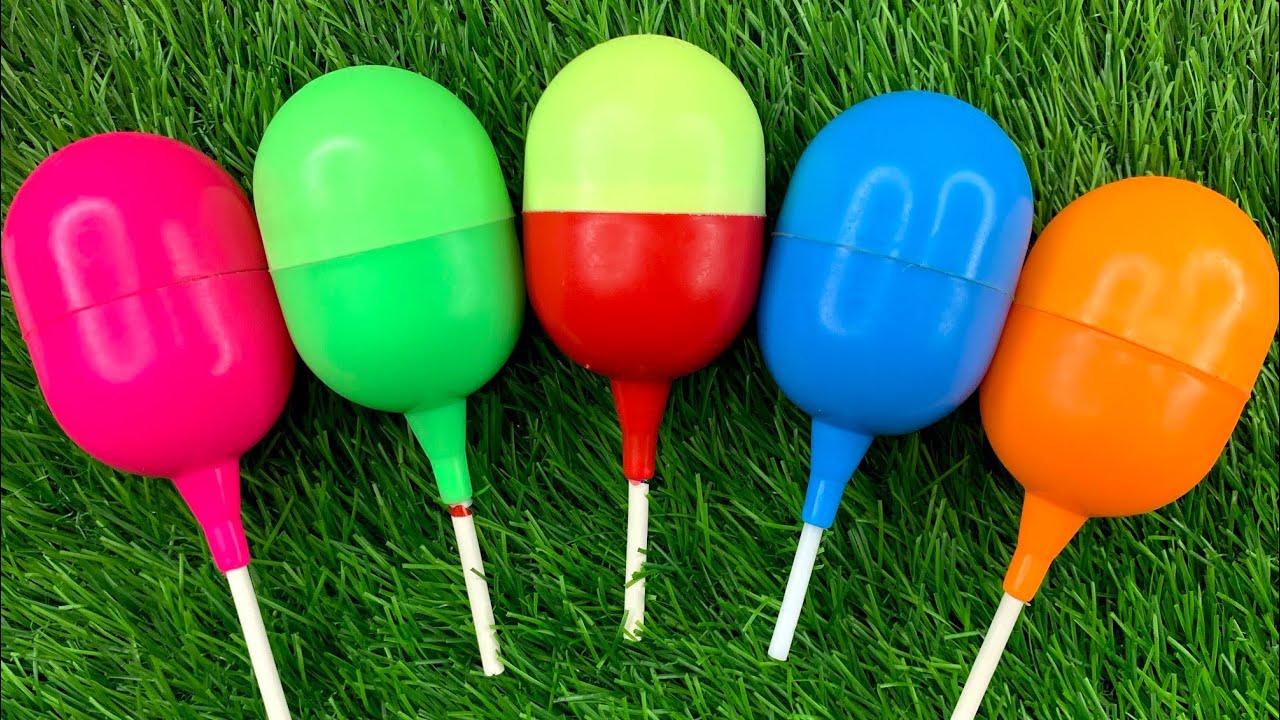 🍭Learn Colors with Lollipops and Sweets | Bright ASMR Yummy Rainbow Lollipops ASMR|Part|54