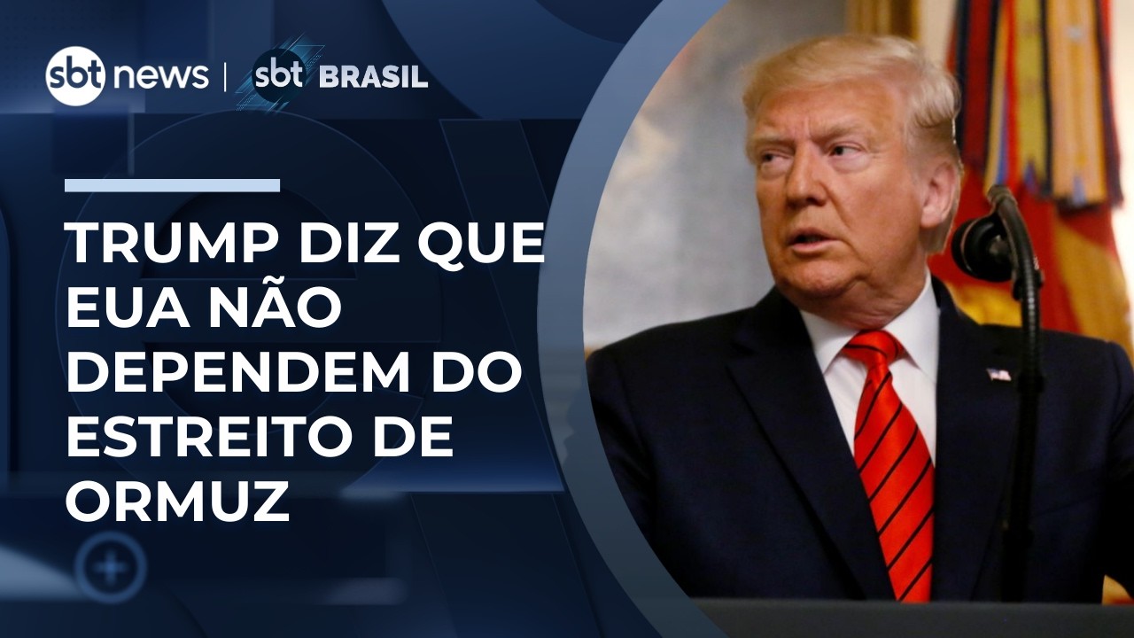 Guerra impacta preço do petróleo no mundo; Trump diz que EUA não dependem de Ormuz | #SBTBrasil