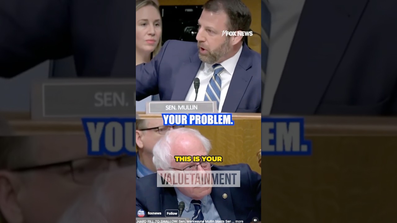 Senator Markwayne Mullin NUKES Bernie Sanders in Epic Exchange
