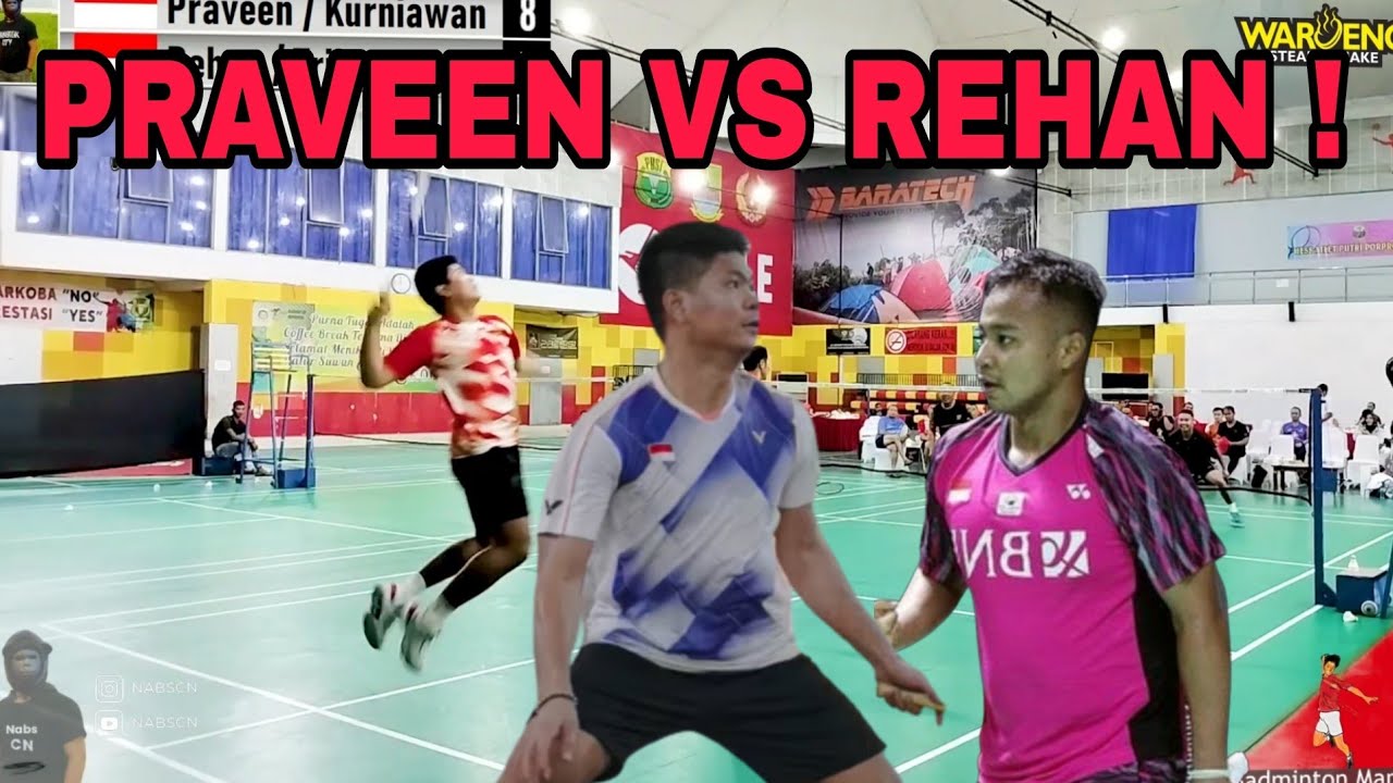 PRAVEEN JORDAN MULAI NAMPAKKAN DIRI, LANGSUNG DISAMBUT REHAN DI Tarung Bebas Badminton Full Smash