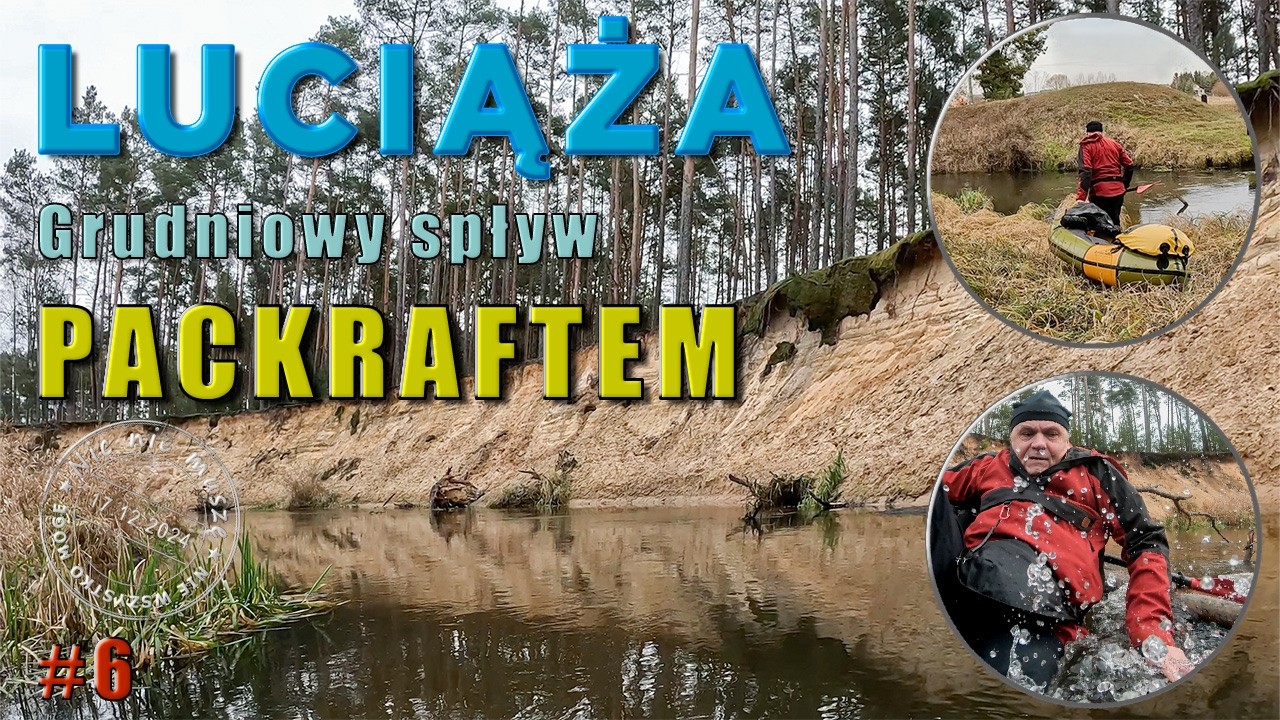 Rzeka Luciąża spływ packraftem, z wywrotką | Turystyczny packrafting | Packraft Anfibio Rebel 2K