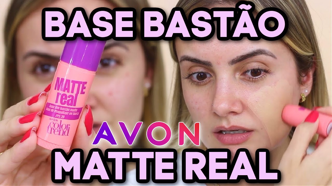 NOVA BASE AVON | Bastão Matte Real