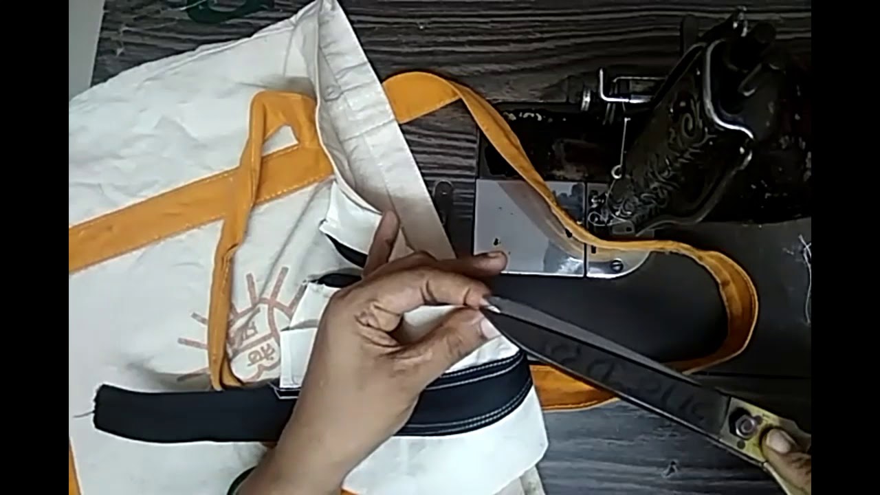 DIY how to add zipper in ready bag
