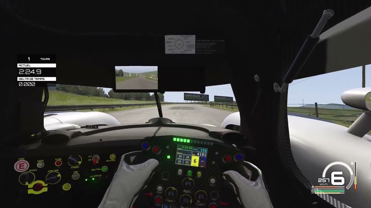 Je teste la vitesse de pointe de l’Audi sur assetto corsa 
