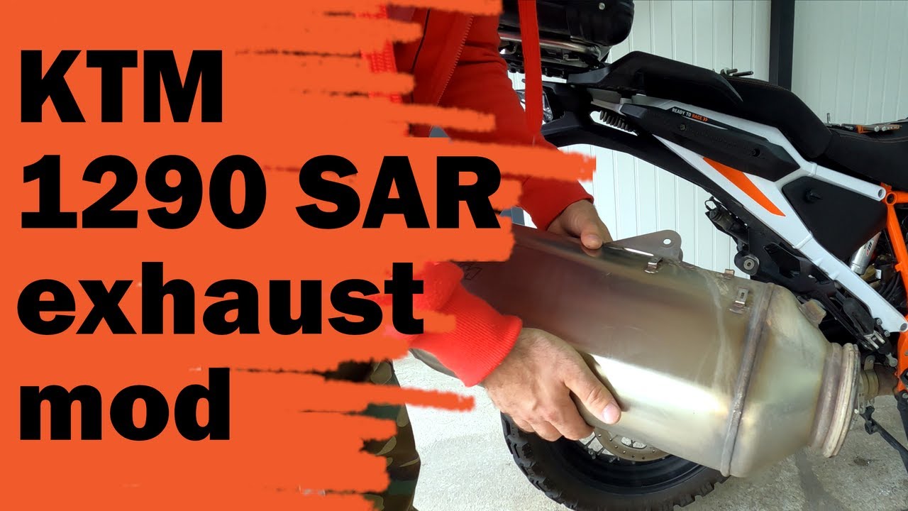 KTM 1290 SAR najlepsza modyfikacja wydechu / best exhaust mod ENG SUBTITLES!