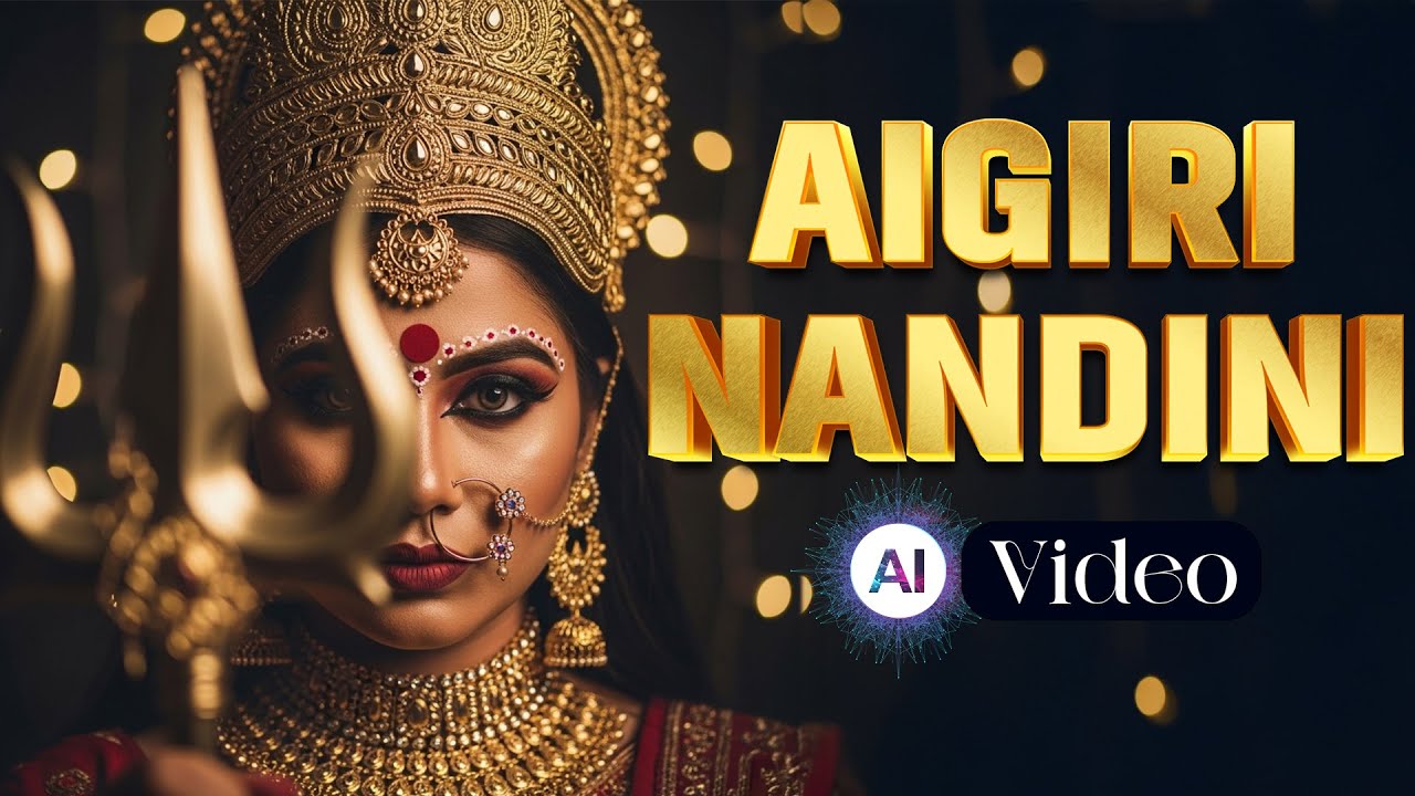 Aigiri Nandhini | Mahishasura Mardini | Trending AI-Generated Stotram | Rajeshwari | Bakthi Special
