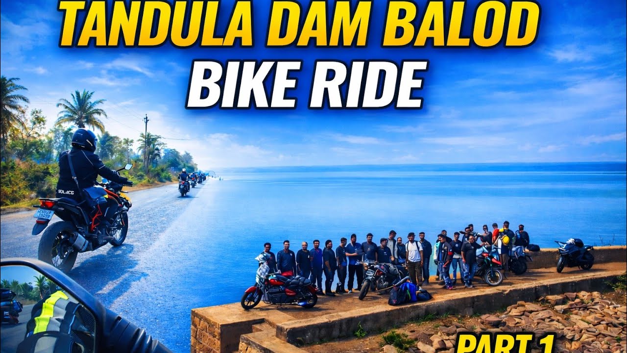 TANDULA DAM BALOD |EPIC SUNDAY BIKE RIDE WITH BHAIKERS| RAIPUR 2 TANDULA DAM| DRONE SHORTS |FUN VLOG