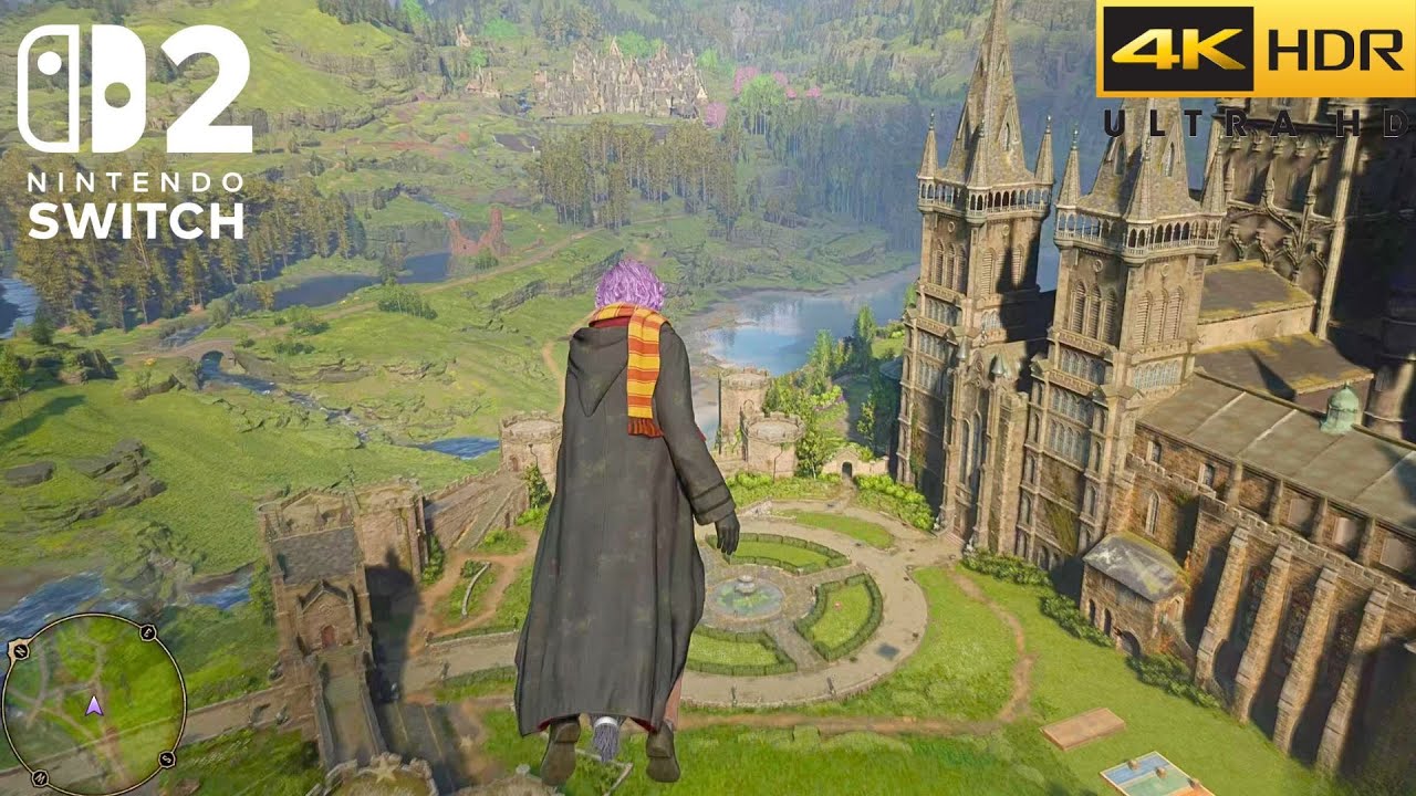 Hogwarts Legacy (Switch 2) 4K HDR Gameplay - (Nintendo 2 Version)