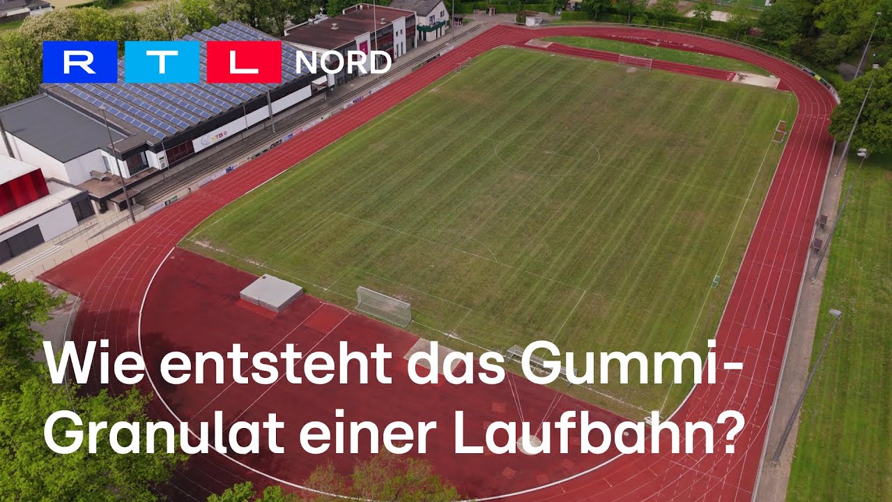 Aus diesem kleinen Gummi entstehen gro&szlig;e Laufbahnen