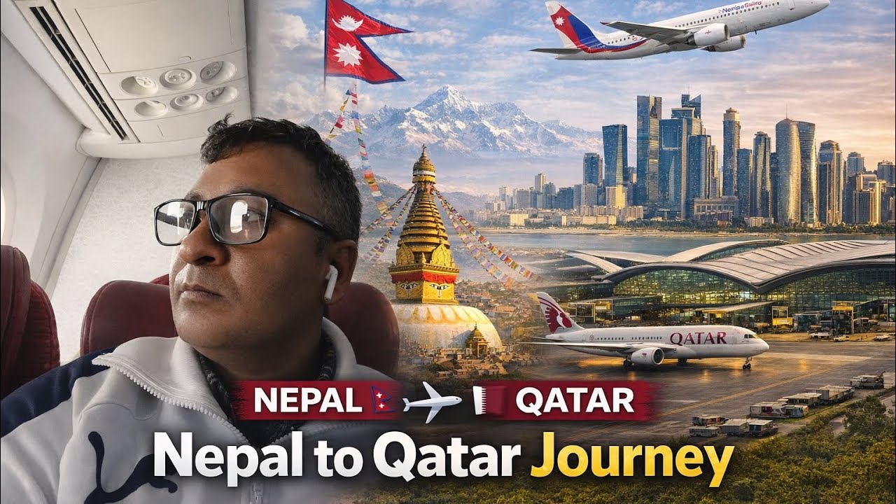 Nepal to Qatar journey 