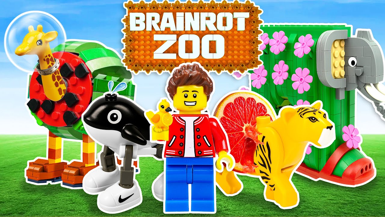 LEGO ZOO But All Animals Are Italian Brainrots | FUNZ Bricks