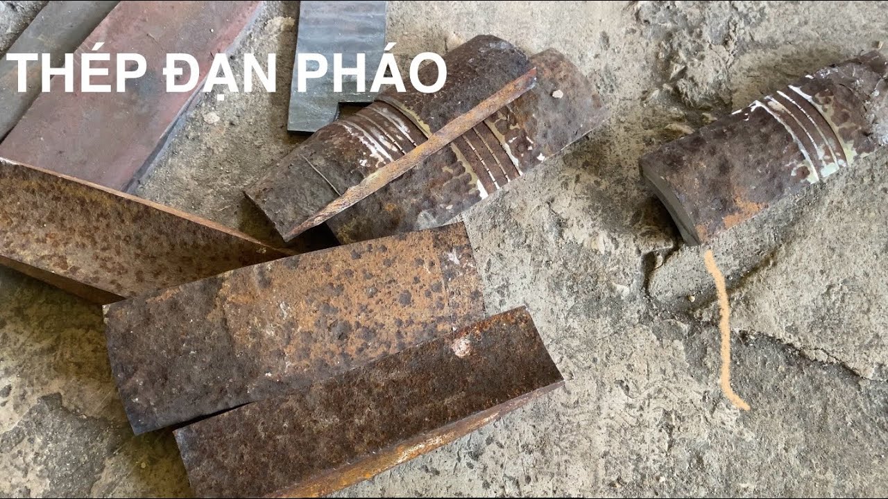 Rèn con dao tông lính chặt cây bằng THÉP ĐẠN PHÁO cho anh LỘC SÀI GÒN! cực sắc bén