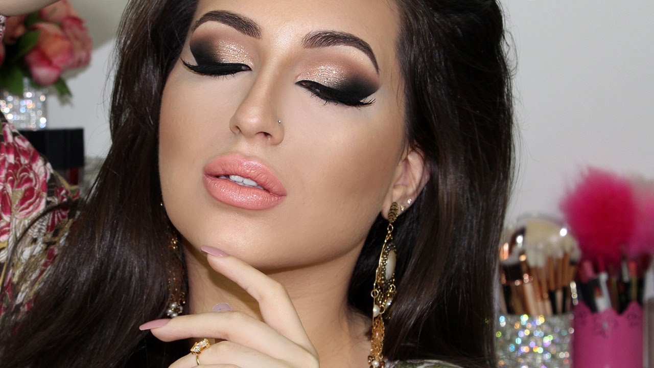 ⭐Rose Gold Glam Cat Smokey Eyes Makeup Tutorial | Melissa Samways⭐