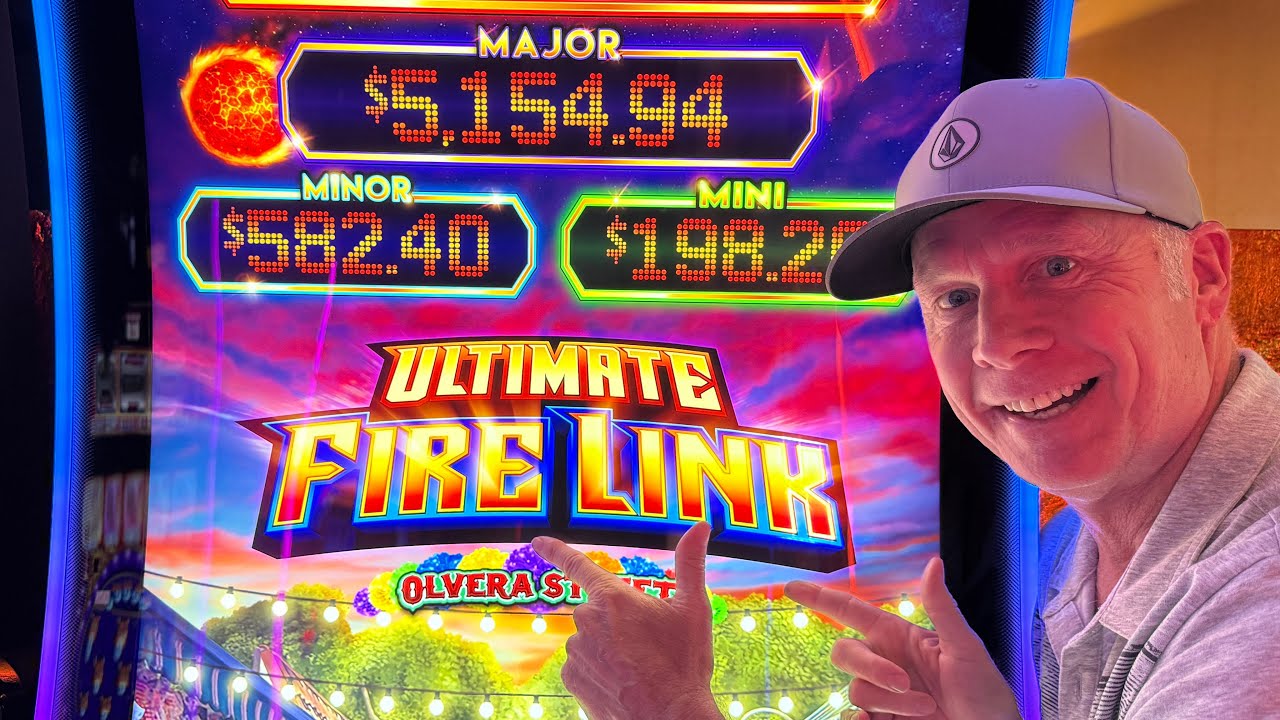 Big Handpay on Fire Link Olvera Street High limit!!!