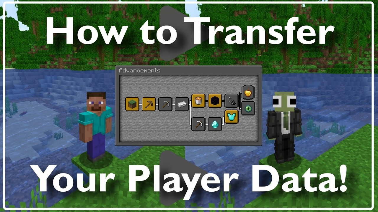 How to Transfer Your Player Data in a Single Player World - Minecraft