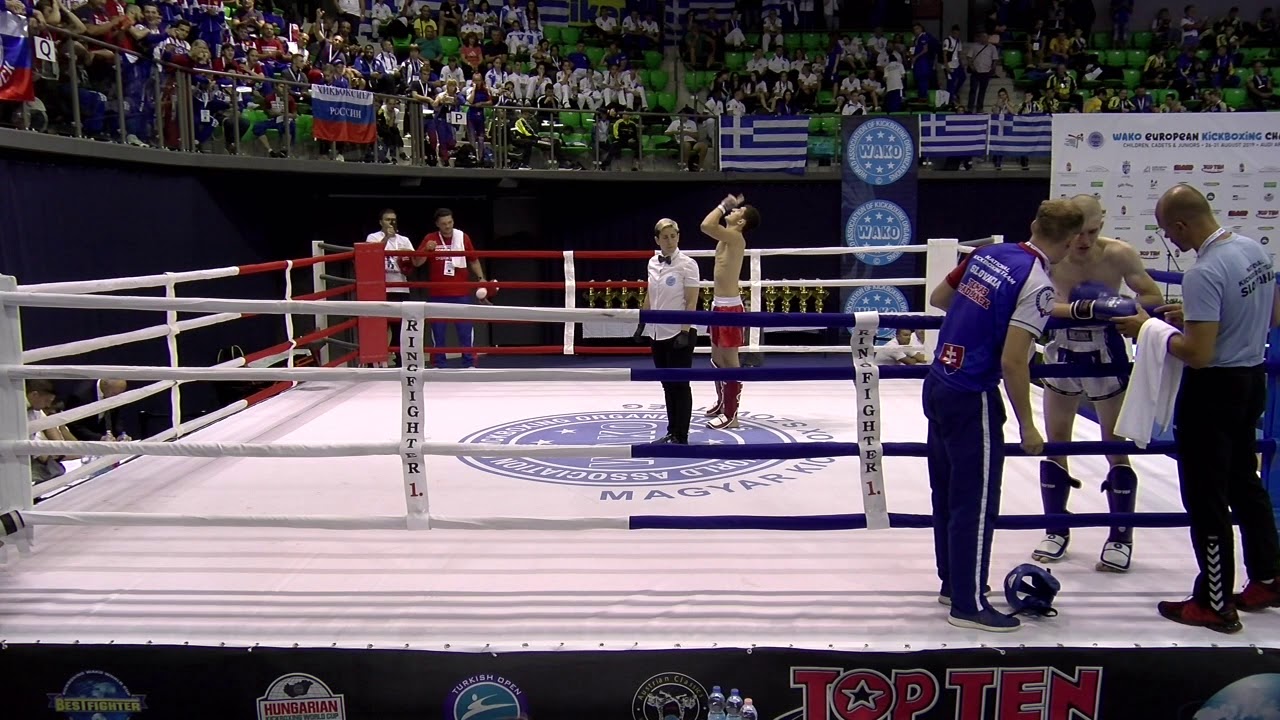 Magomed Makhamaev v Kristian Hromnik WAKO European Championships 2019