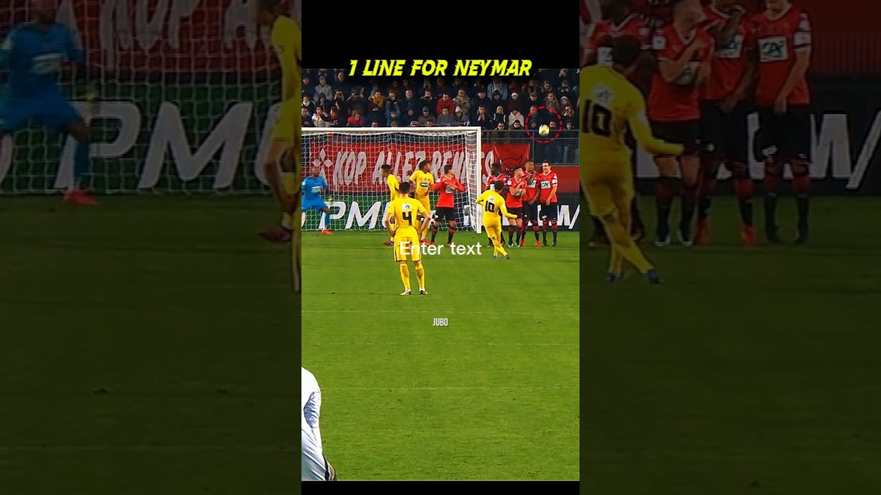 Neymar&rsquo;s Magical Free Kick 🤯🔥 | Two Goals, One Incredible Shot! ⚽✨ #sorts