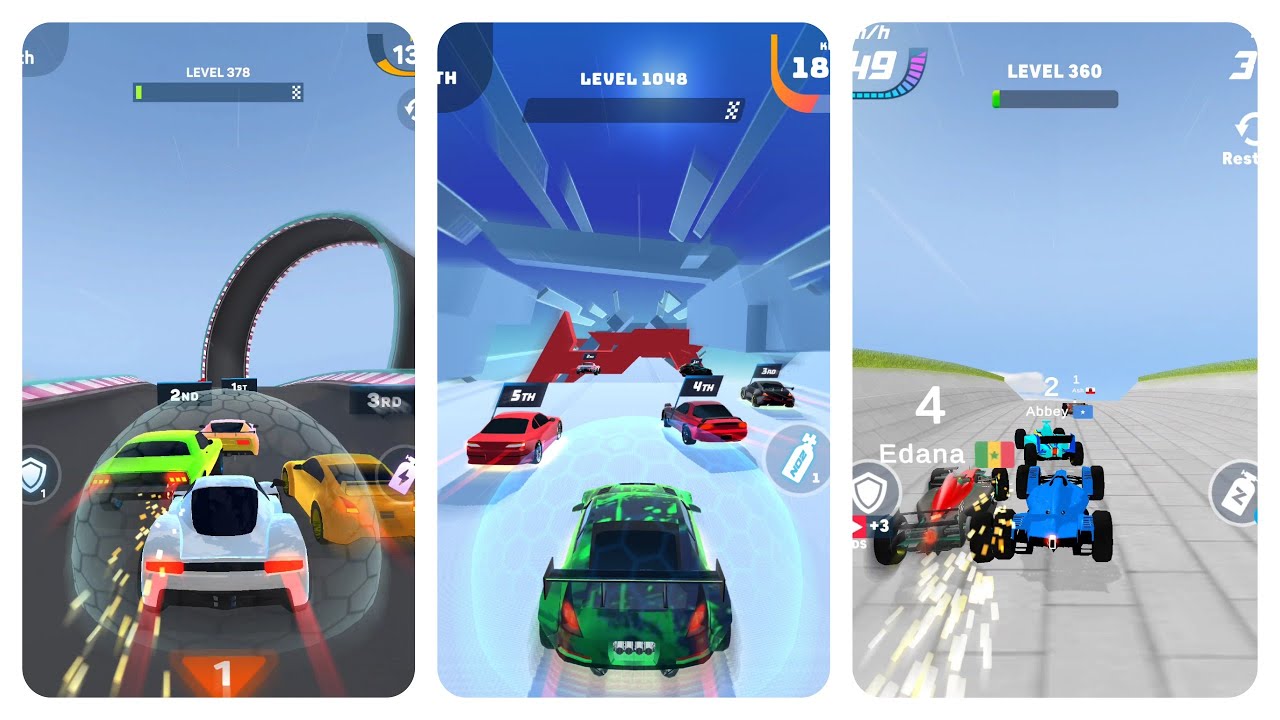 Race Master 3D Gameplay 1041-1048 vs Car Race Master 371-378 vs Formula Racing Car Games 353-360