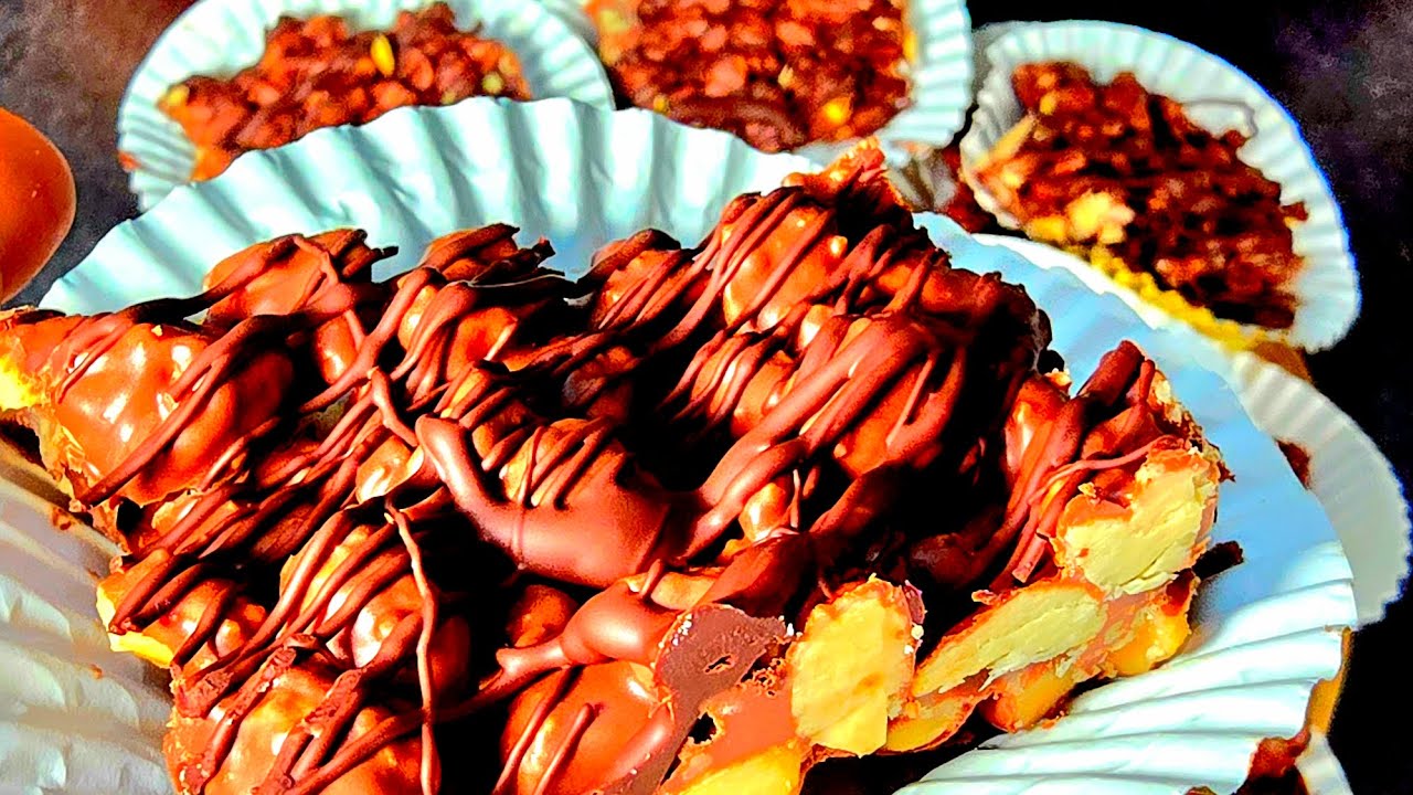 I didn't want hard caramel peanuts so I created THIS GOOEY SNACK! And everyone loved it. 