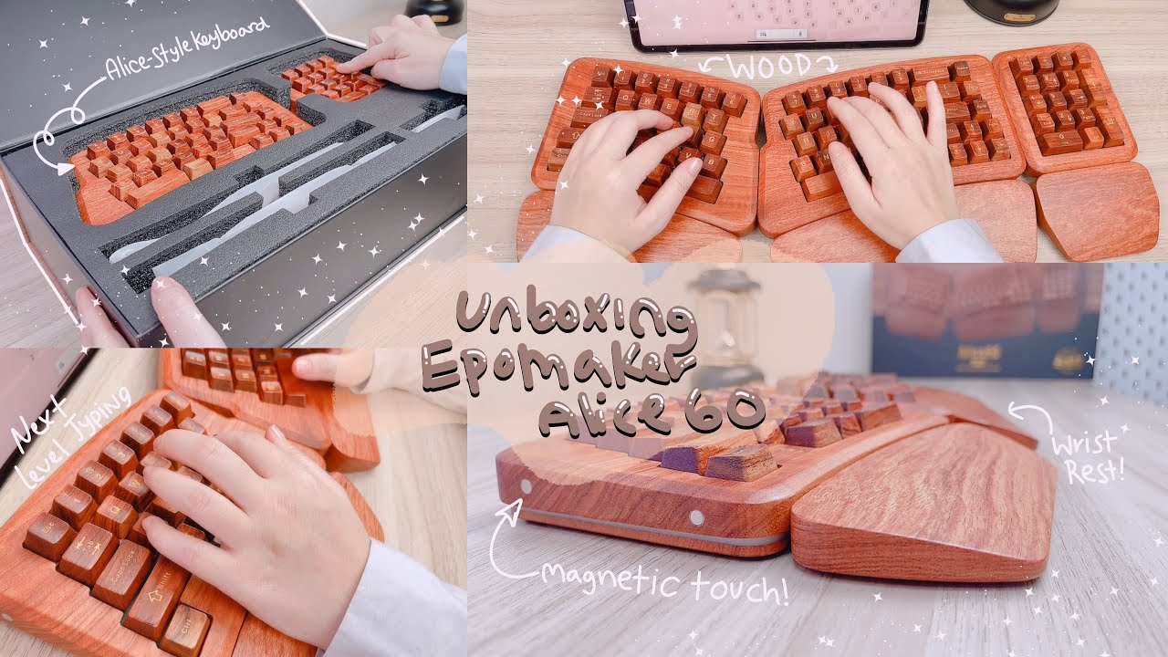 ✎ᝰ. Coolest Ergonomic Keyboard - EpomakerxFeker Alice60 W/ Numpad & Wrist Rest [UNBOXING] ⊹₊⟡⋆