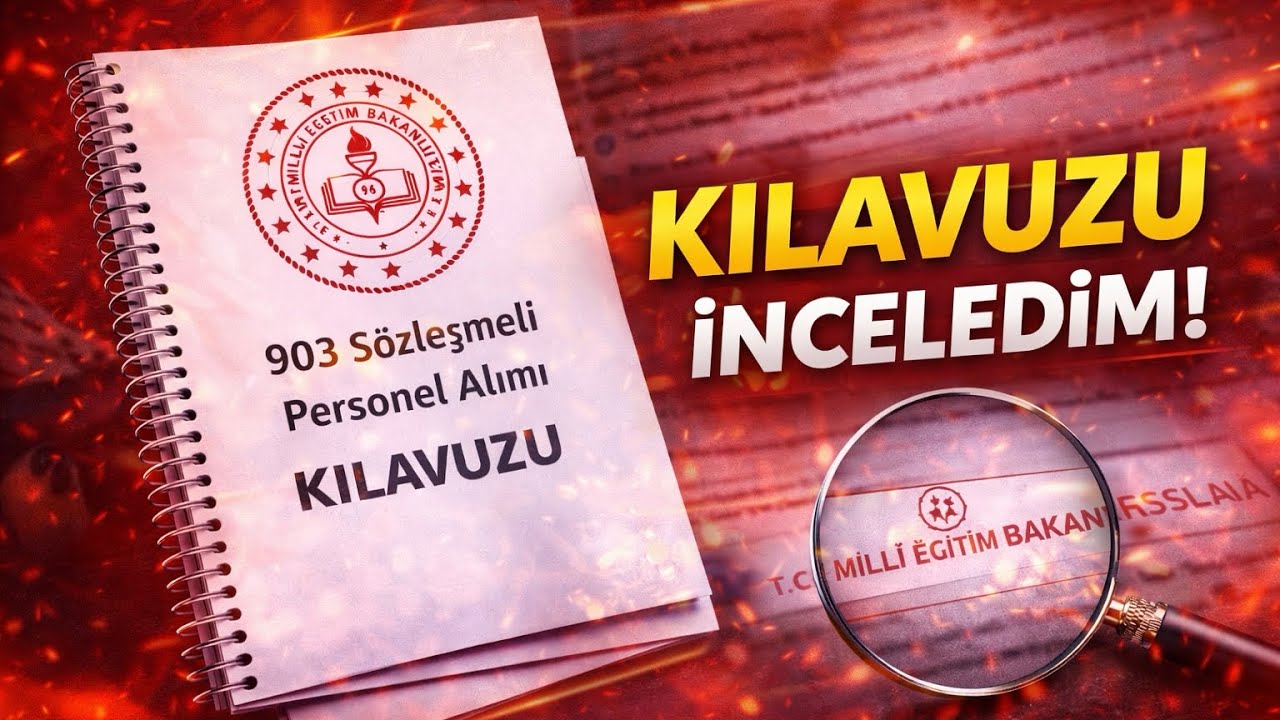 Meb 903 Sözleşmeli Personel Kılavuzu Açıklandı 