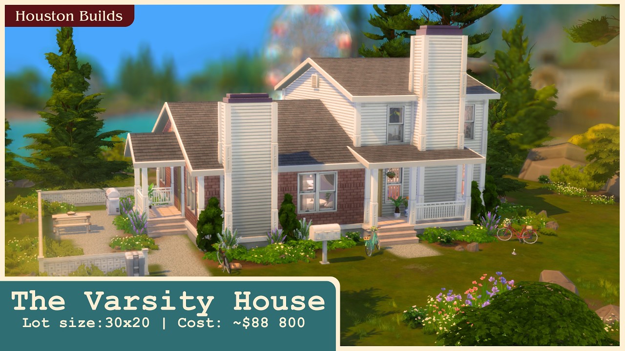 The Varsity House 🎓 | Copperdale Britechester | The Sims 4 Speed Build | No CC