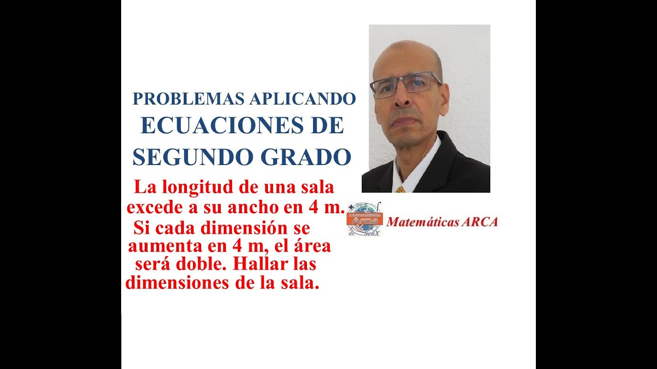 La longitud de una sala excede a su ancho en 4 m. Si cada dimensión se aumenta en 4 m, el área...