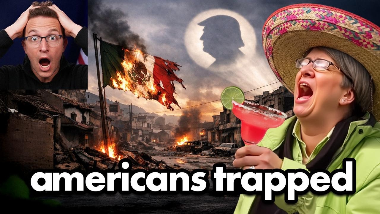 Libs Trapped in Mexico BEG Trump for Help...
