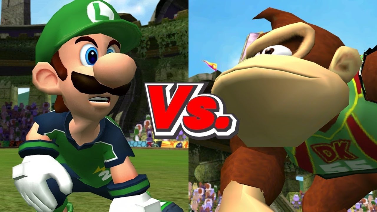Super Mario Strikers - Luigi/Hammer Bros Vs. Donkey Kong/Koopa Troopa