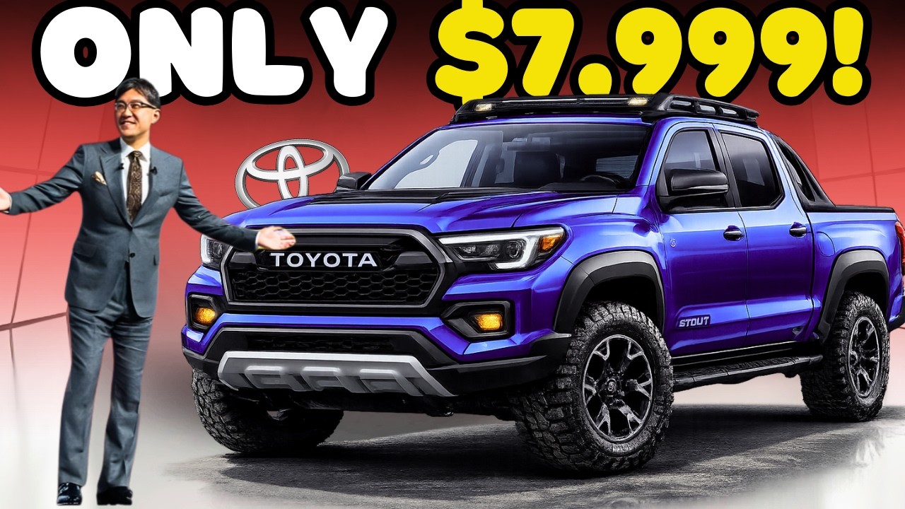 В 2027 году в продажу наконец-то поступят новые пикапы по цене 7999 долларов!