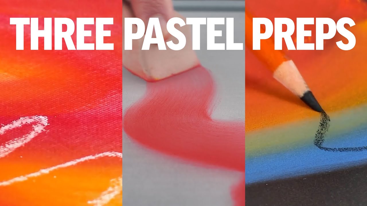 Pastels Without Paper [Three Acrylic Surfaces]