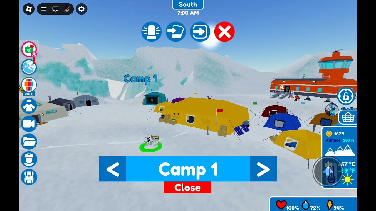 Roblox exeptediton Antractica