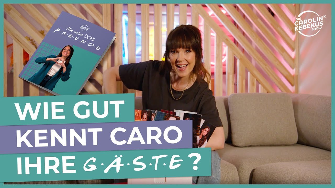 Das gro&szlig;e #DCKS Freundebuch-Quiz &ndash; Err&auml;t Caro die Eintr&auml;ge der G&auml;ste? | Die Carolin Kebekus Show