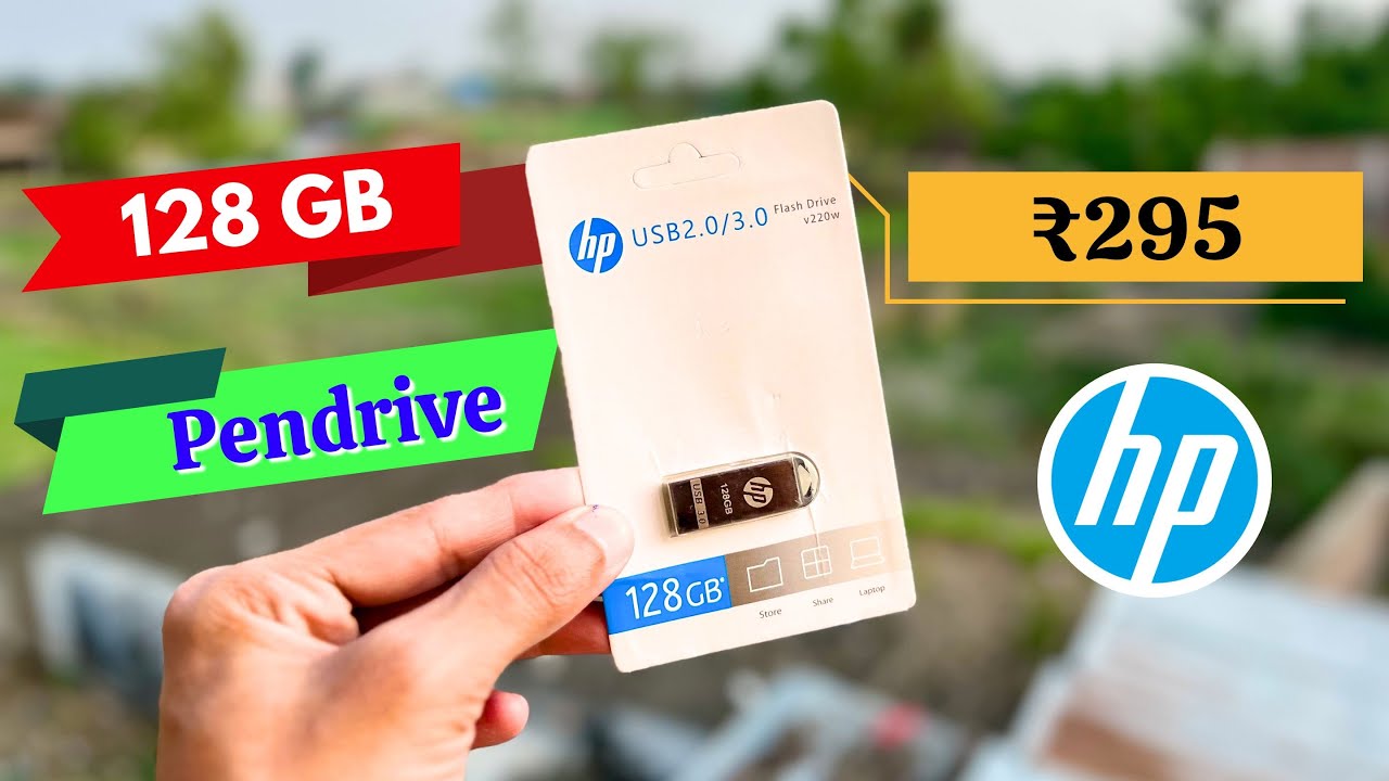 HP V220 128GB USB 3.0 Pen Drive Unboxing & Review | HP 128GB Metal Pen Drive Unboxing + File Copy