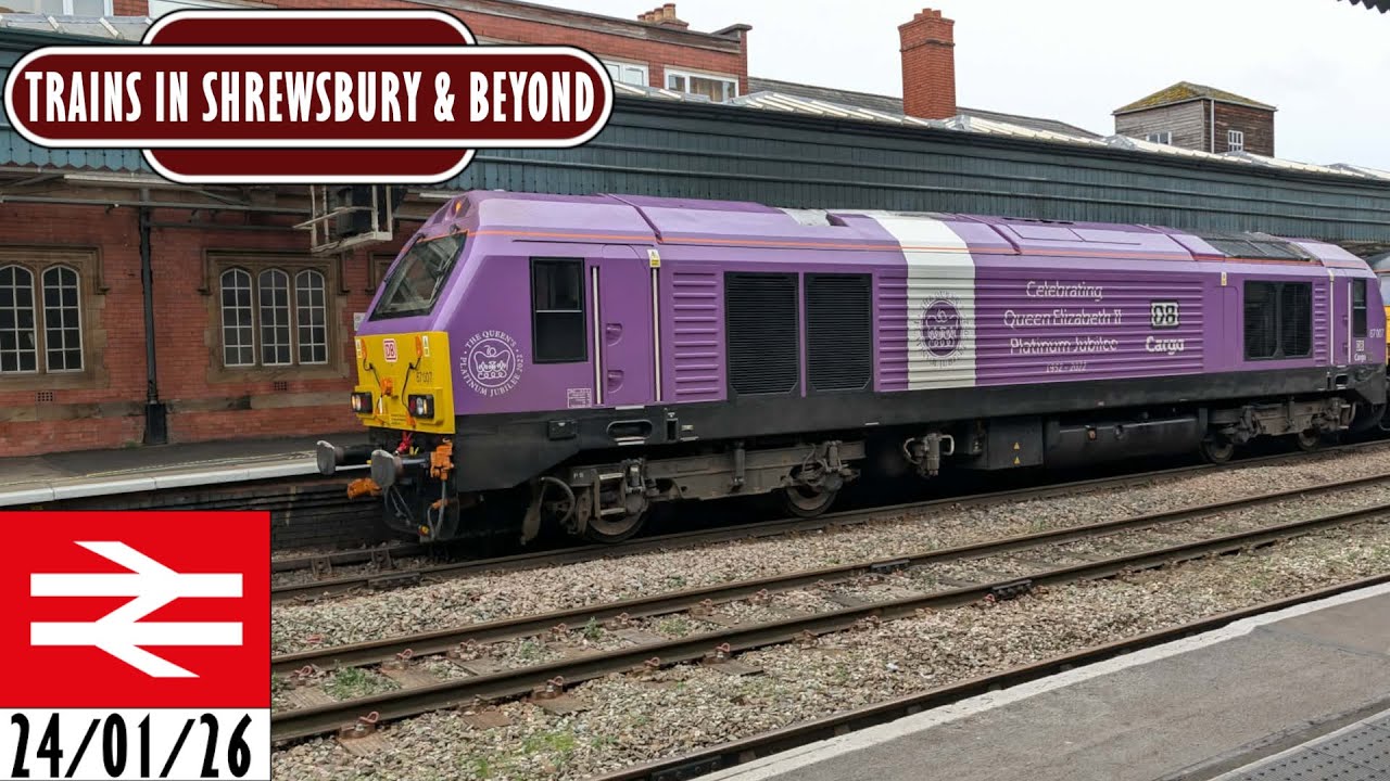 Trains In Shrewsbury 24/01/26