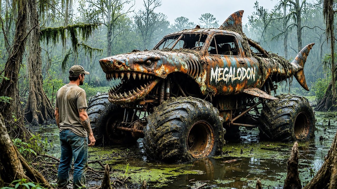😱 Я восстановил заброшенный монстр-трак Megalodon &mdash; невероятное преображение!
