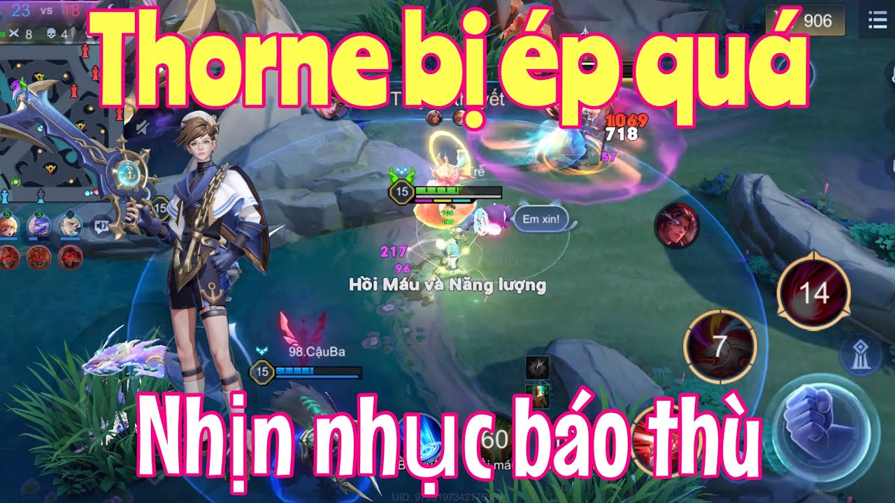 Thorne bị ép nghẹt thở và sự nhẫn nhịn báo thù - LQMB