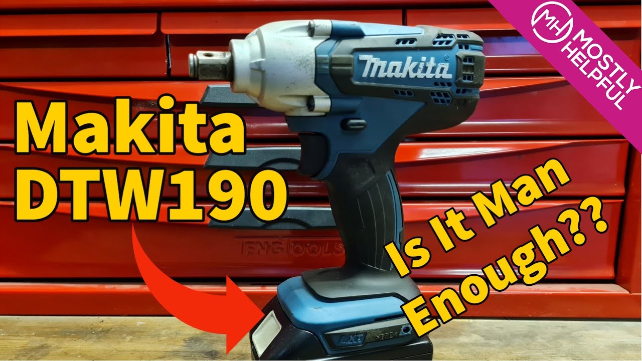 Ударный гайковерт Makita DTW190 — справится ли он с колесными гайками?