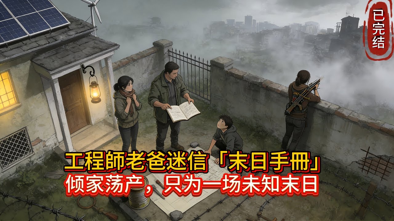 工程師老爸賭上棺材本⚒️，按神秘手冊建生存堡壘…結果來的不只喪屍，還有「他們」#novel  #comics #小说推荐  #末世  #小說   #完结文 #末日求生