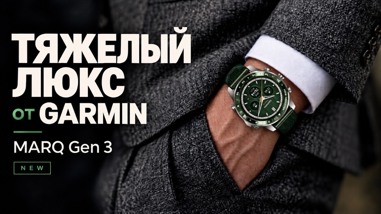 НОВЫЕ GARMIN MARQ GEN 3: Самые премиальные часы Garmin
