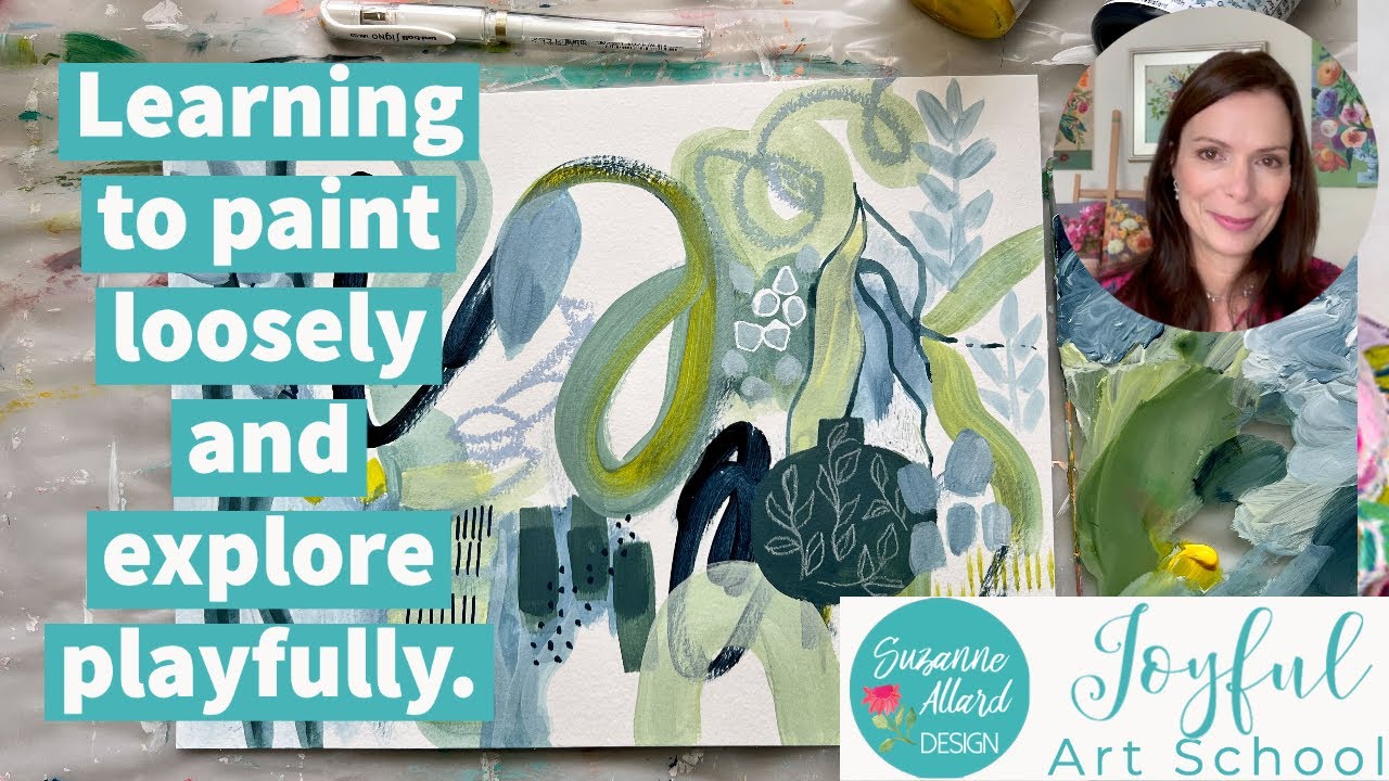 Learning to Paint Loosely and Explore Playfully