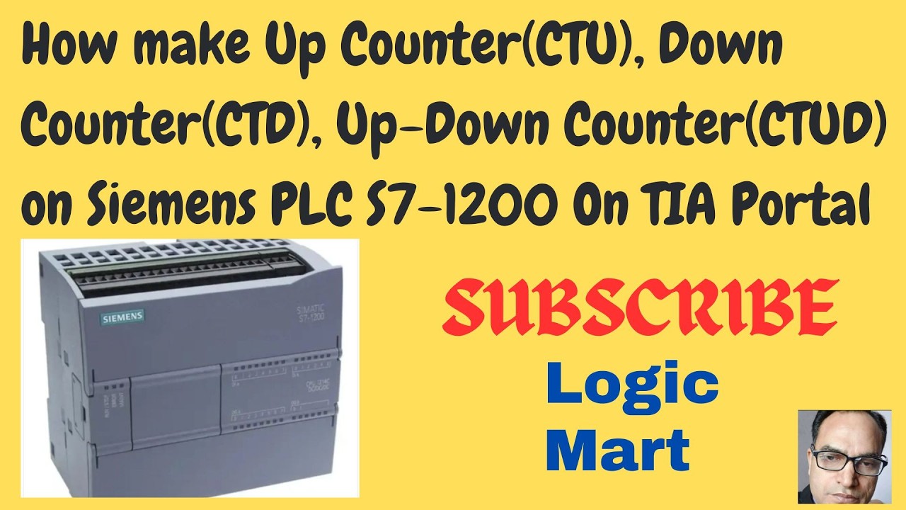 How to make Up Counter(CTU), Down Counter(CTD), Up-Down Counter(CTUD) on Siemens TIA Portal!