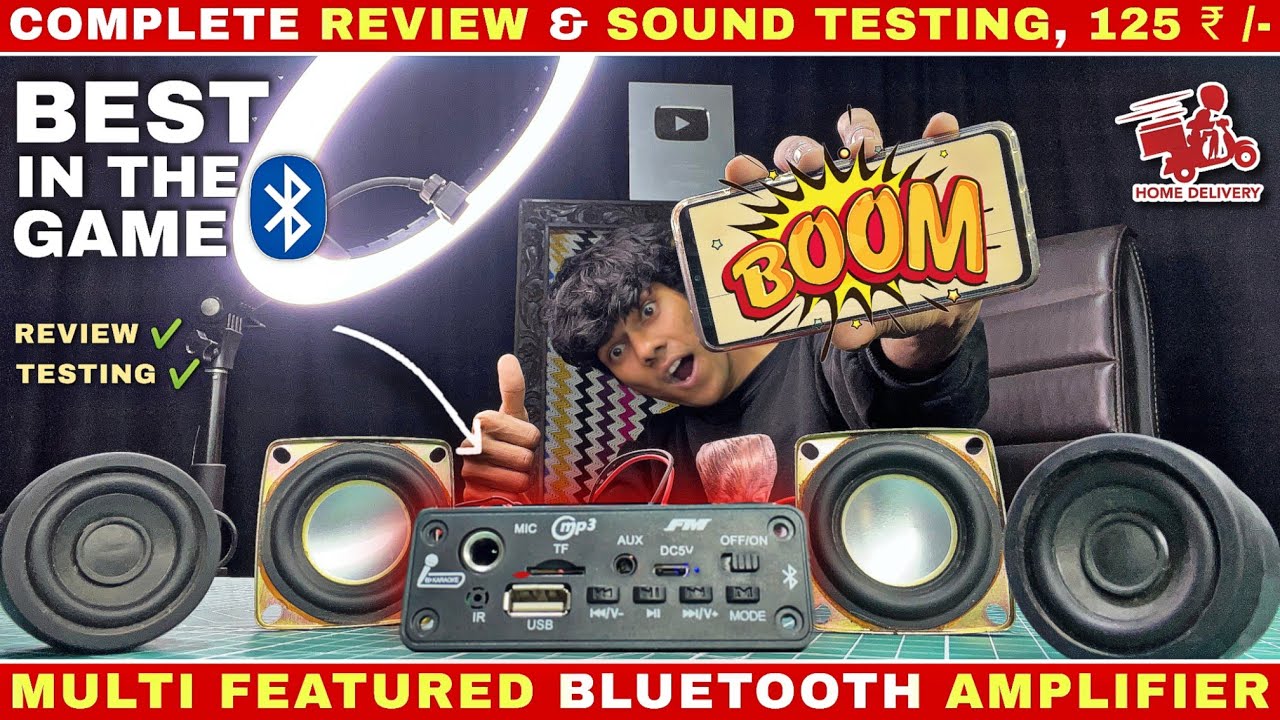 Best Bluetooth amplifier module in the game | cheapest amplifier board | review & sound testing🔊 ✔️