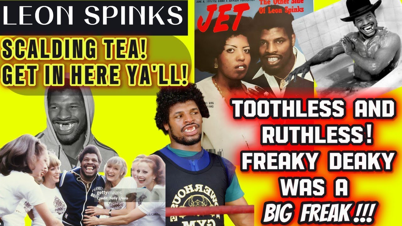 Leon Spinks! Toothless Fury Took His Wife Through HELL!🔥🔥 - OLD HOLLYWOOD SCANDALS
