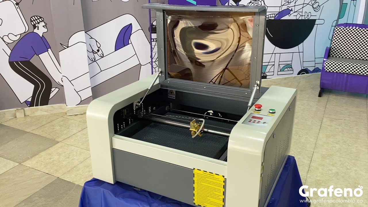 Cómo instalar máquina láser CO2 50X40 y manejo de Corel Láser 🪛✅