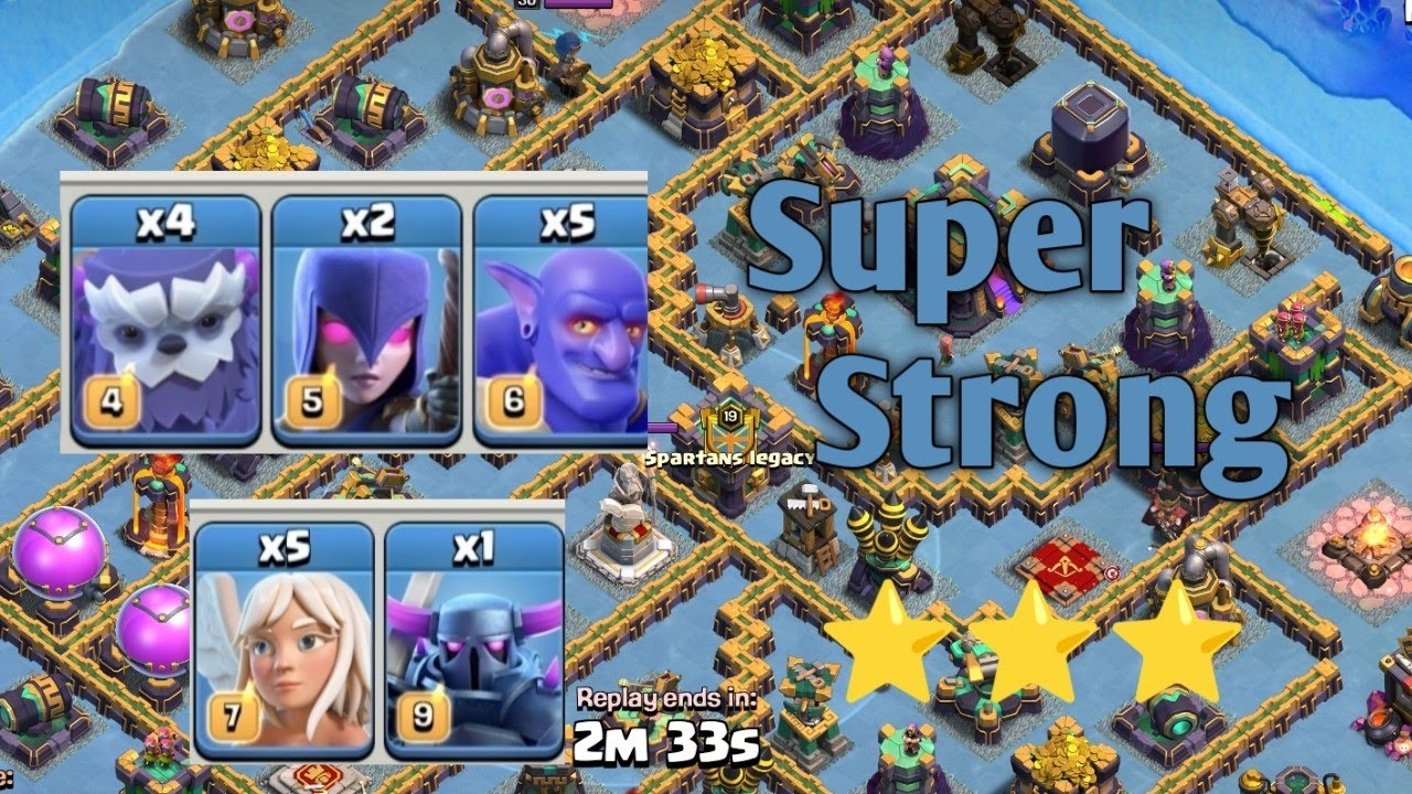 YetiBowlersSmash Is Super Strong In Clash Of Clans | TH14 Attack Strategy | Live Legend Attack | COC
